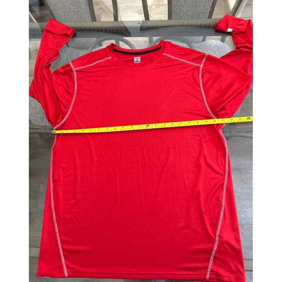 Russell Athletic Red Long Sleeve Dri-Power Performance Shirt Size XL - Picture 5 of 6